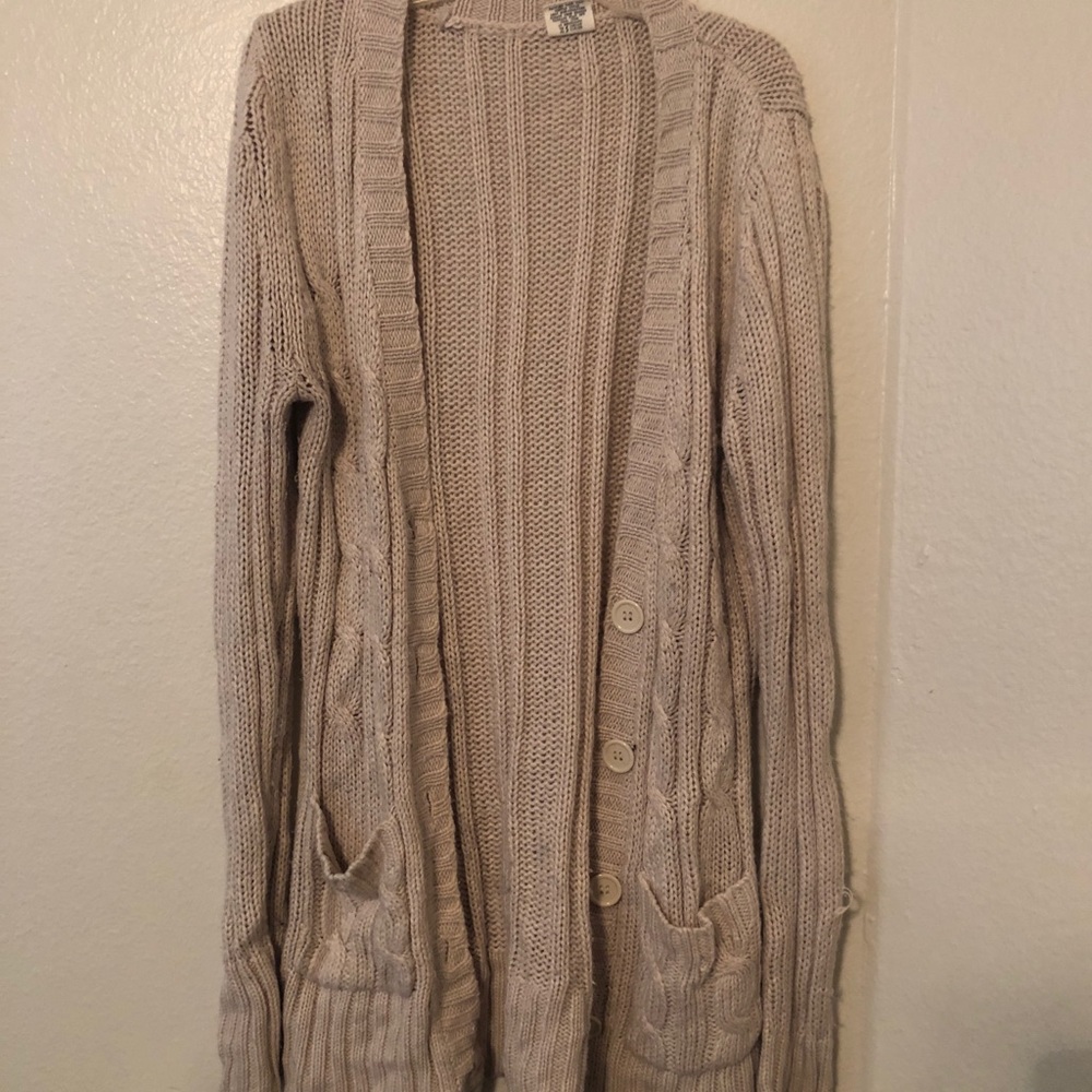 Cream cardigan